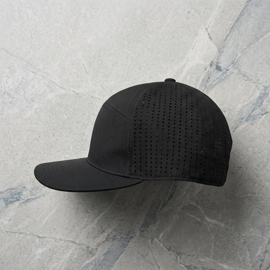 Black Perforated Cap