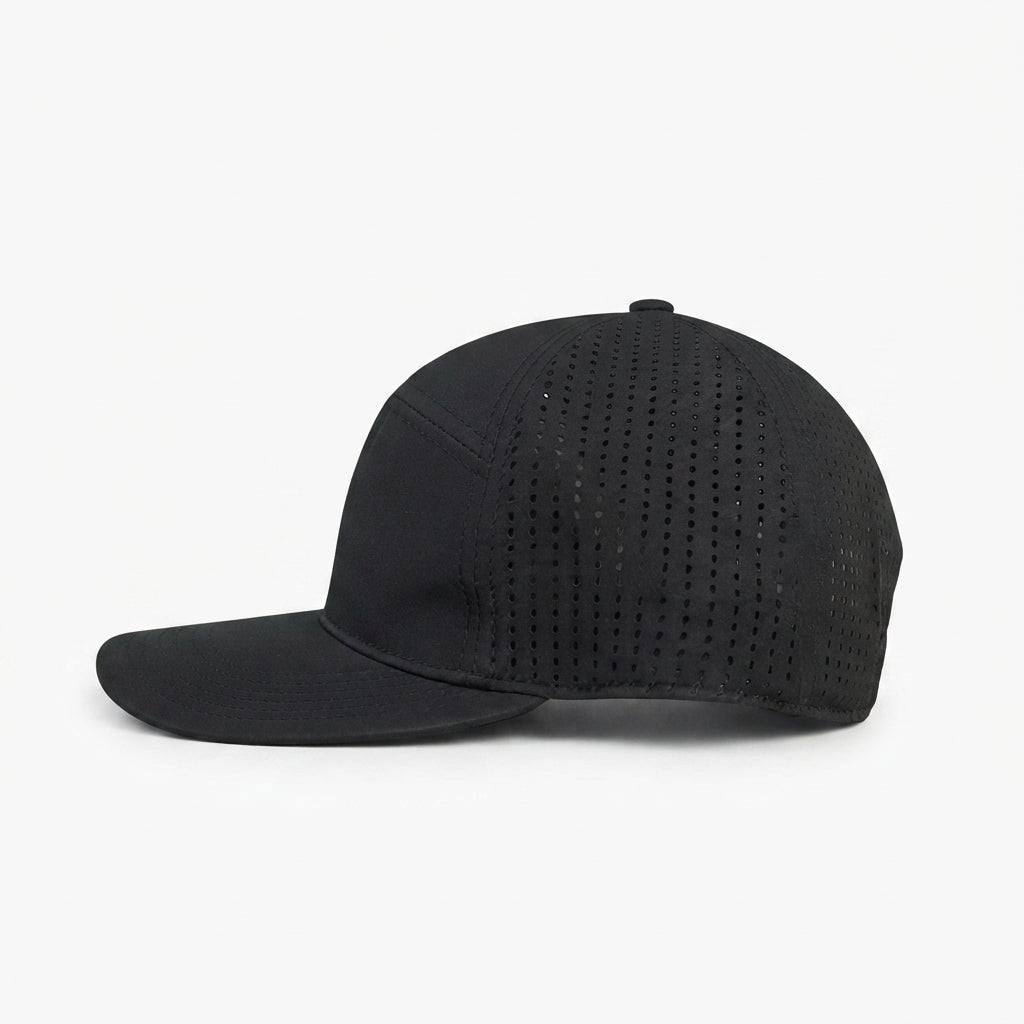 Black Perforated Cap