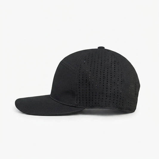 Black Perforated Cap