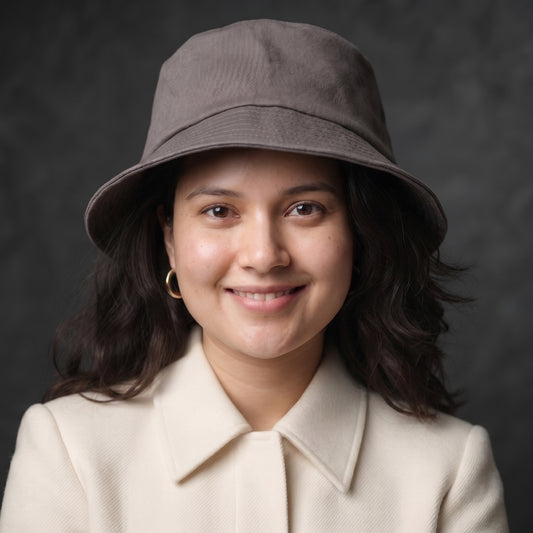 Stone Grey Bucket Hat