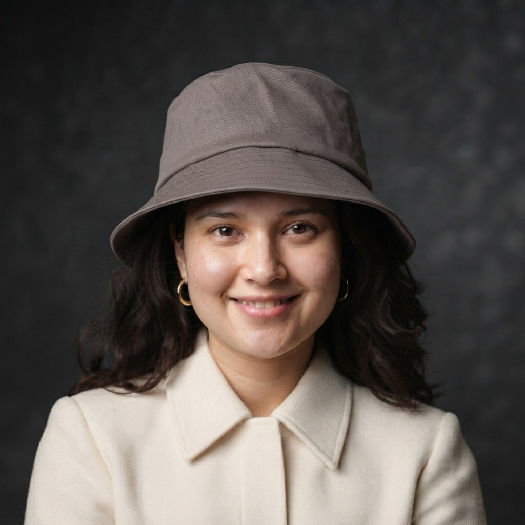 Stone Grey Bucket Hat