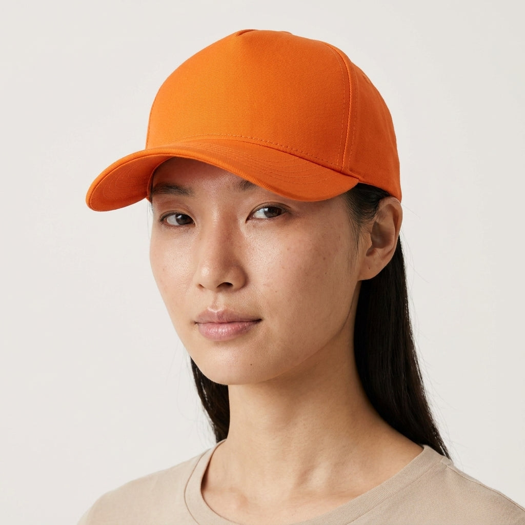 Sunset Orange Trucker Cap