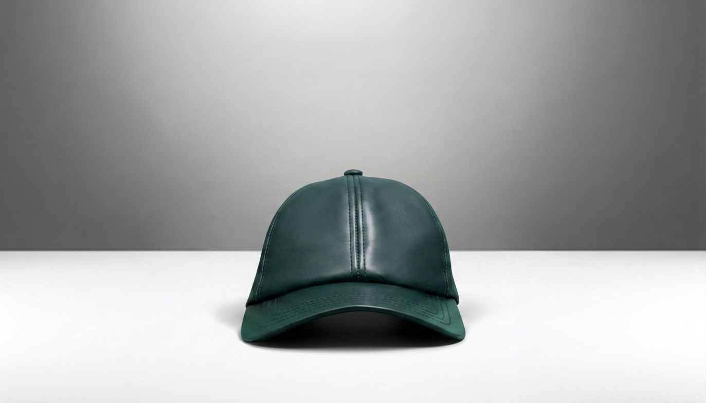 Emerald Premium Leather Cap