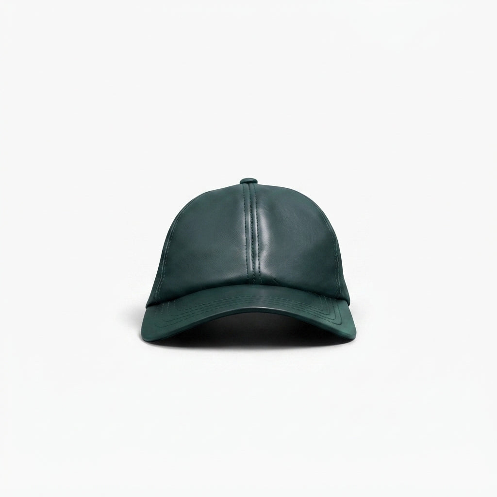 Emerald Premium Leather Cap
