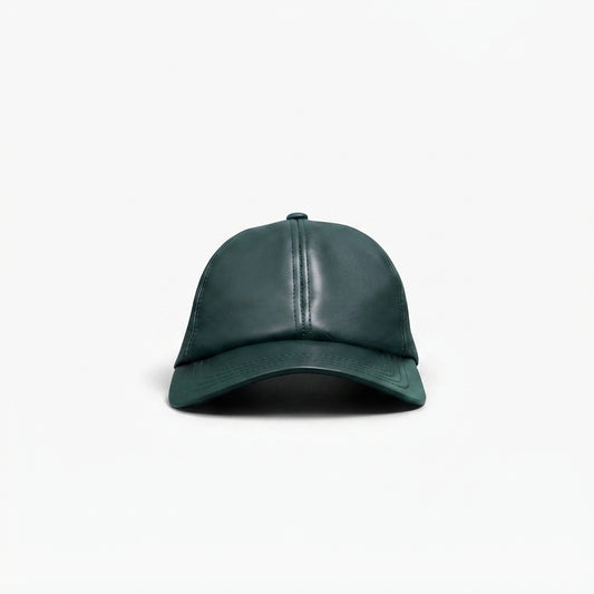 Emerald Premium Leather Cap