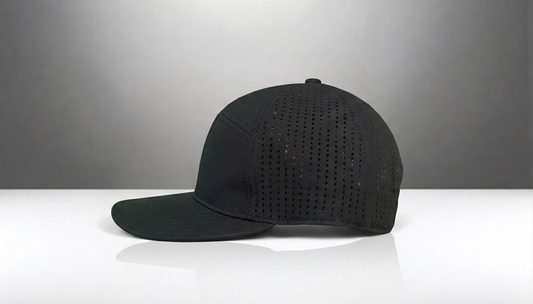 Black Perforated Cap